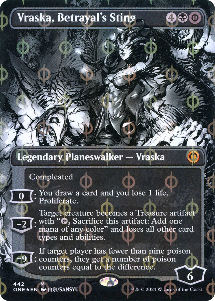 Magic: The Gathering - Vraska, Betrayal's Sting Foil - Phyrexia: All Will Be One