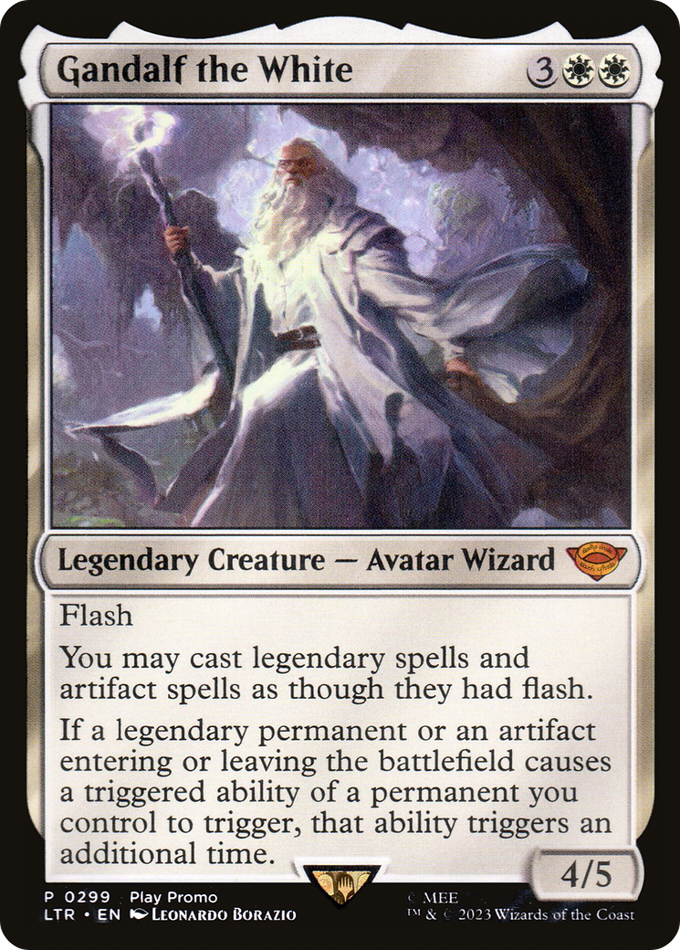 Magic: The Gathering - Gandalf the White Foil - The Lord of the Rings: Tales of Middle-earth