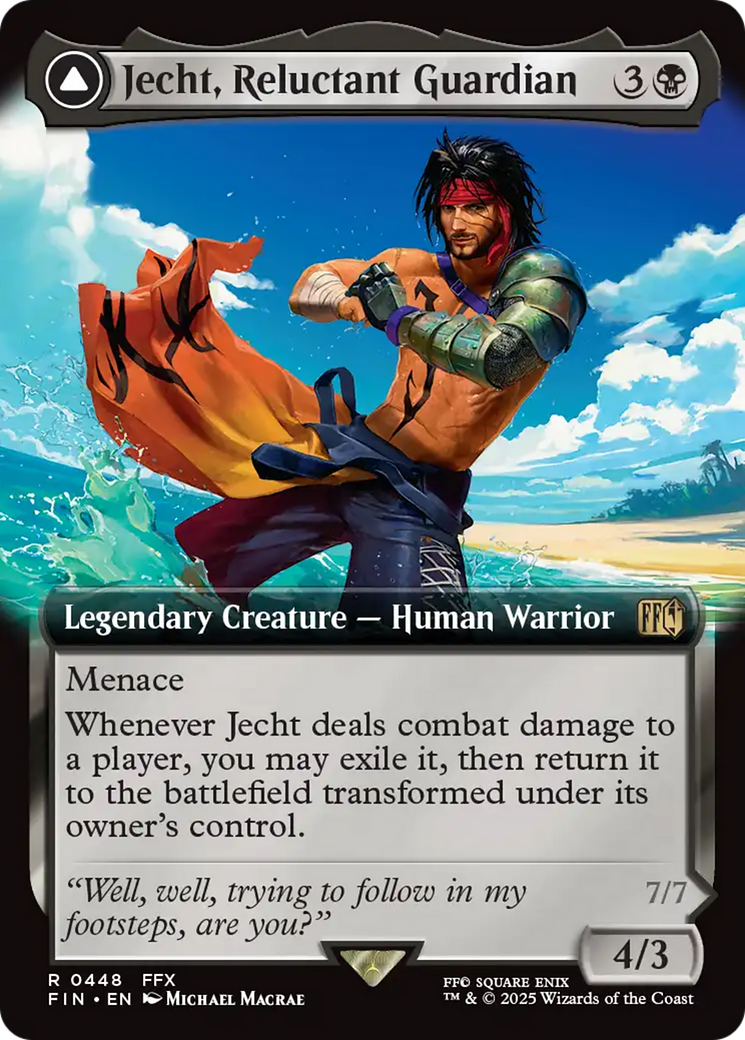 Magic: The Gathering - Jecht, Reluctant Guardian // Braska's Final Aeon - Final Fantasy
