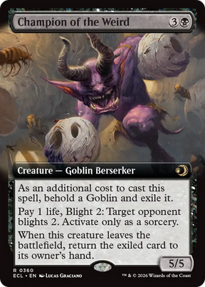 Magic: The Gathering - Champion of the Weird Foil - Lorwyn Eclipsed