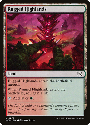 Magic: The Gathering - Rugged Highlands - March of the Machine