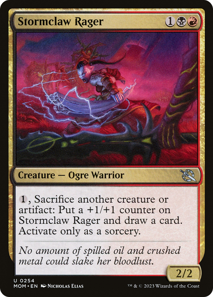 Magic: The Gathering - Stormclaw Rager Foil - March of the Machine