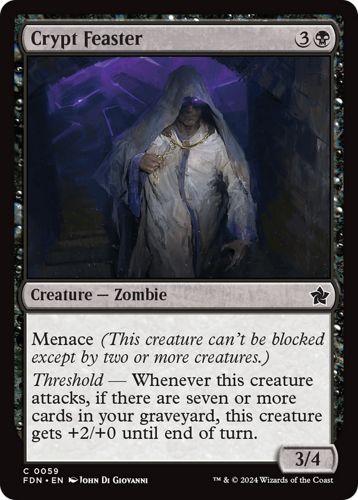 Magic: The Gathering - Crypt Feaster Foil - Foundations