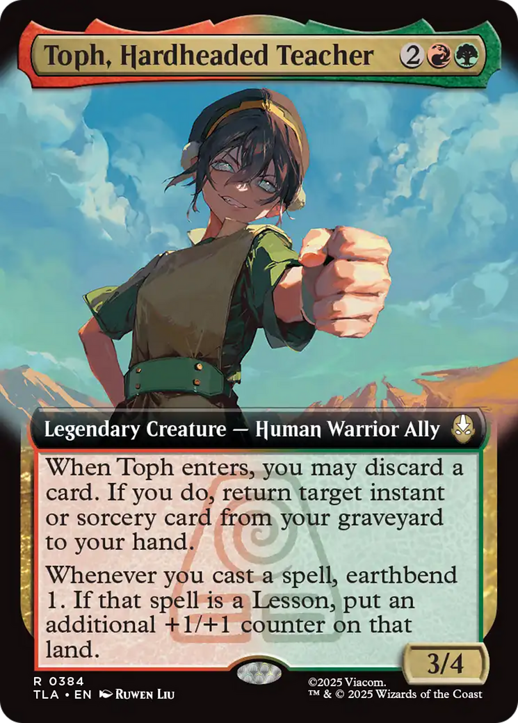 Magic: The Gathering - Toph, Hardheaded Teacher Foil - Avatar: The Last Airbender