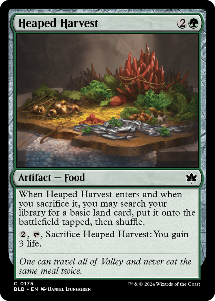 Magic: The Gathering - Heaped Harvest - Bloomburrow