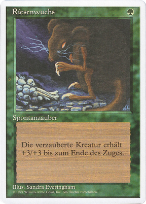 Magic: The Gathering - Riesenwuchs - Revised Edition