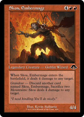 Magic: The Gathering - Skoa, Embermage Foil - Modern Horizons 3