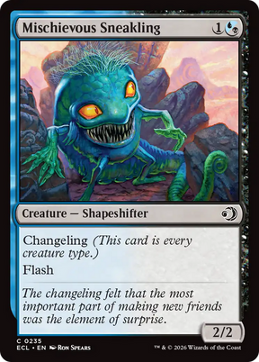 Magic: The Gathering - Mischievous Sneakling - Lorwyn Eclipsed