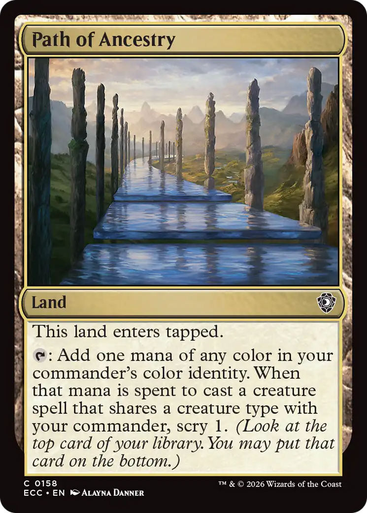 Magic: The Gathering - Path of Ancestry - Lorwyn Eclipsed Commander