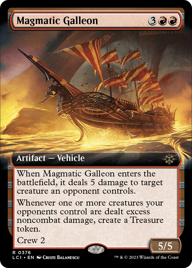 Magic: The Gathering - Magmatic Galleon - The Lost Caverns of Ixalan