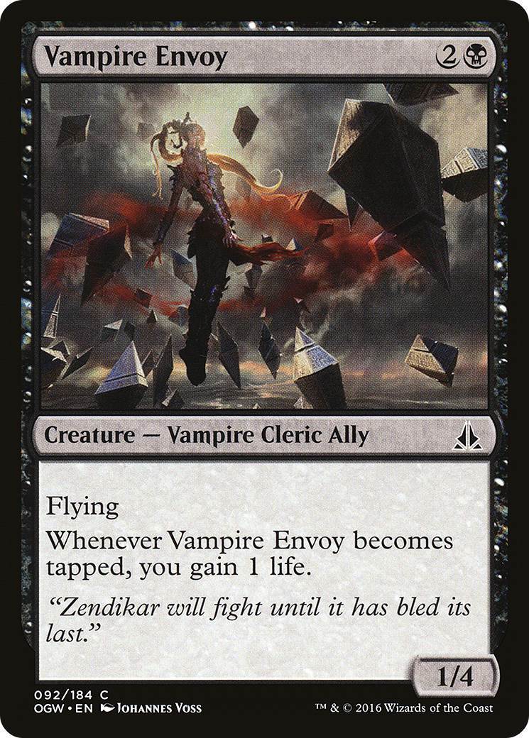 Magic: The Gathering - Vampire Envoy Foil - Oath of the Gatewatch