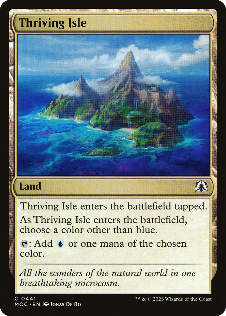 Magic: The Gathering - Thriving Isle - March of the Machine Commander