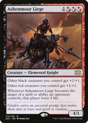 Magic: The Gathering - Ashenmoor Liege Foil - Double Masters 2022