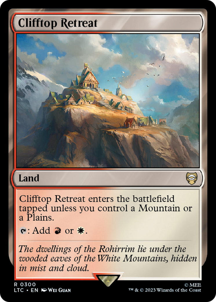 Magic: The Gathering - Clifftop Retreat - Tales of Middle-earth Commander