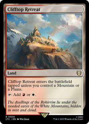 Magic: The Gathering - Clifftop Retreat - Tales of Middle-earth Commander