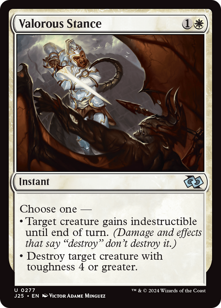 Magic: The Gathering - Valorous Stance - Foundations Jumpstart