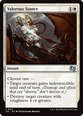 Magic: The Gathering - Valorous Stance - Foundations Jumpstart