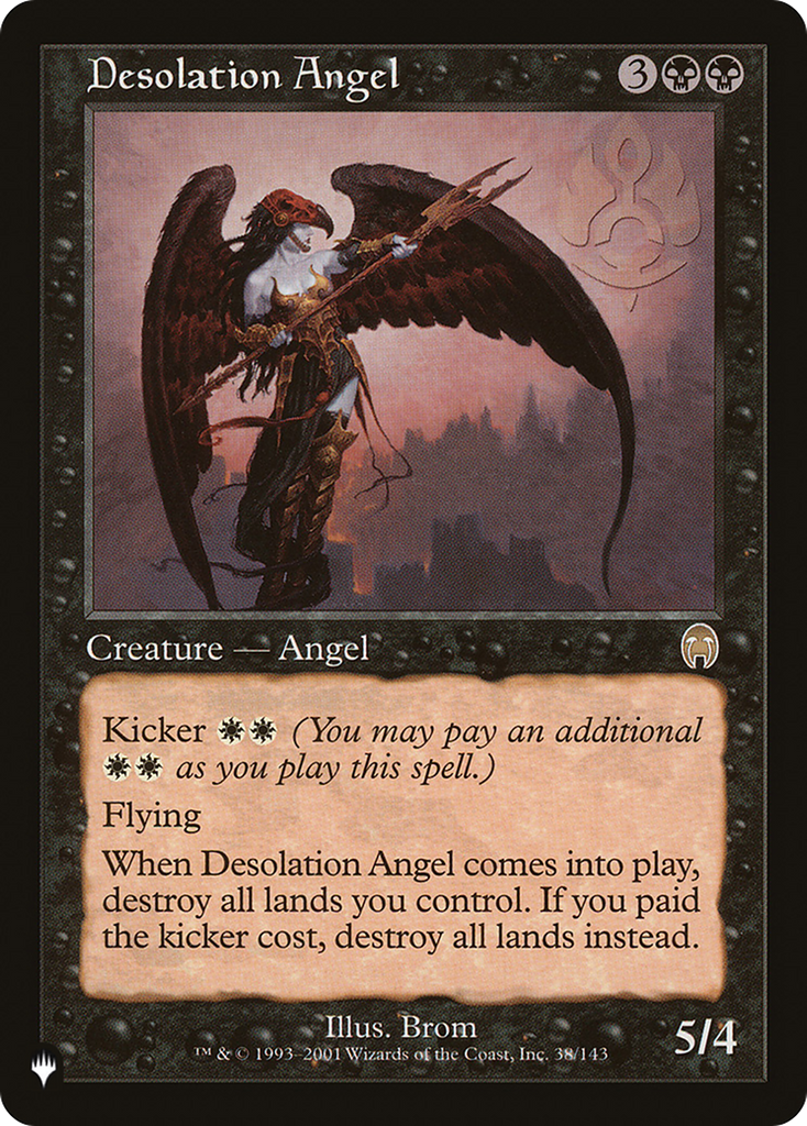 Magic: The Gathering - Desolation Angel - The List