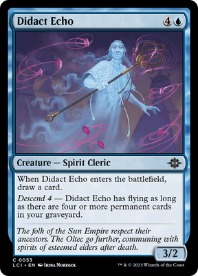 Magic: The Gathering - Didact Echo Foil - The Lost Caverns of Ixalan