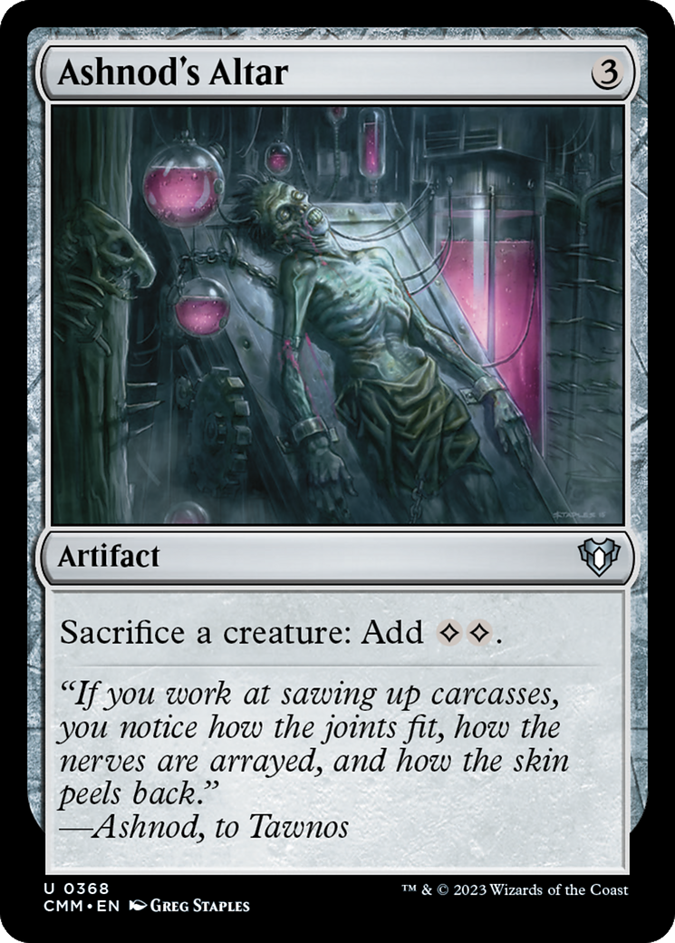Magic: The Gathering - Ashnod's Altar Foil - Commander Masters