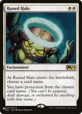 Magic: The Gathering - Runed Halo - The List