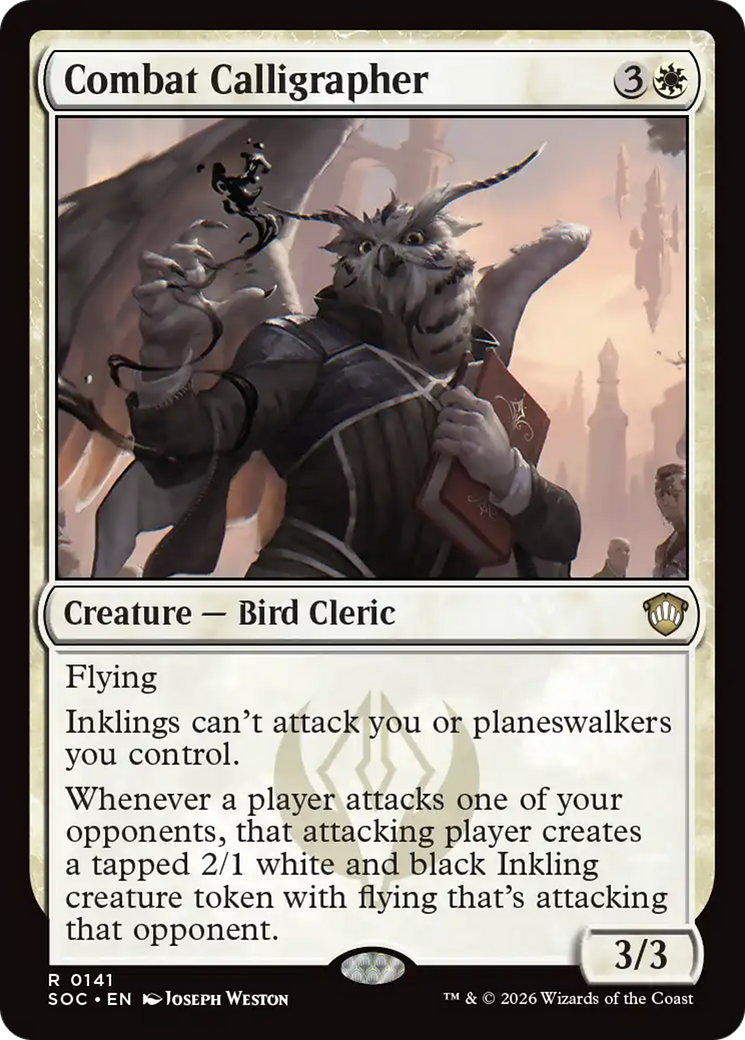 Magic: The Gathering - Combat Calligrapher - Secrets of Strixhaven Commander