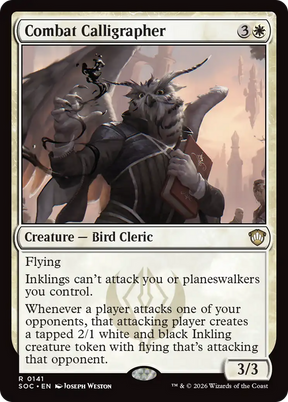 Magic: The Gathering - Combat Calligrapher - Secrets of Strixhaven Commander