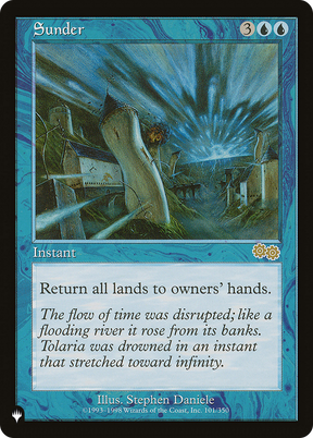 Magic: The Gathering - Sunder - The List