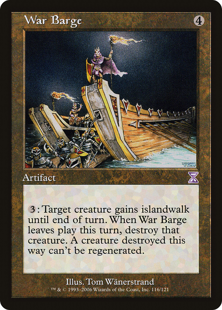 Magic: The Gathering - War Barge - Time Spiral Timeshifted