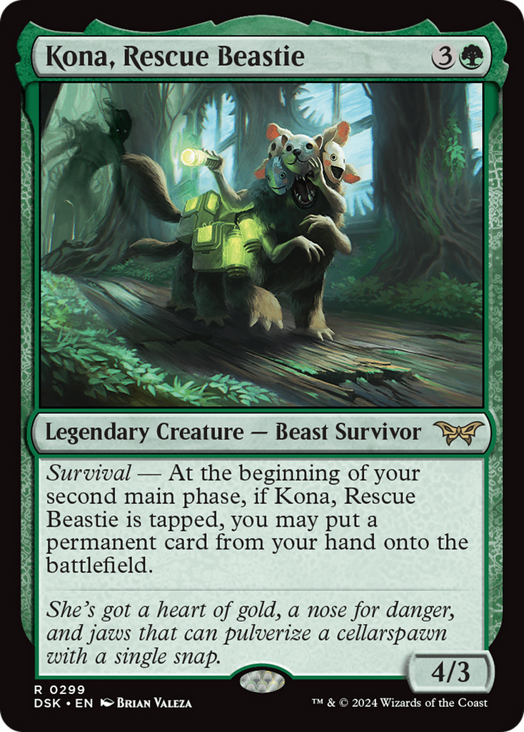 Magic: The Gathering - Kona, Rescue Beastie - Duskmourn: House of Horror