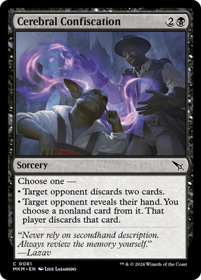 Magic: The Gathering - Cerebral Confiscation Foil - Murders at Karlov Manor