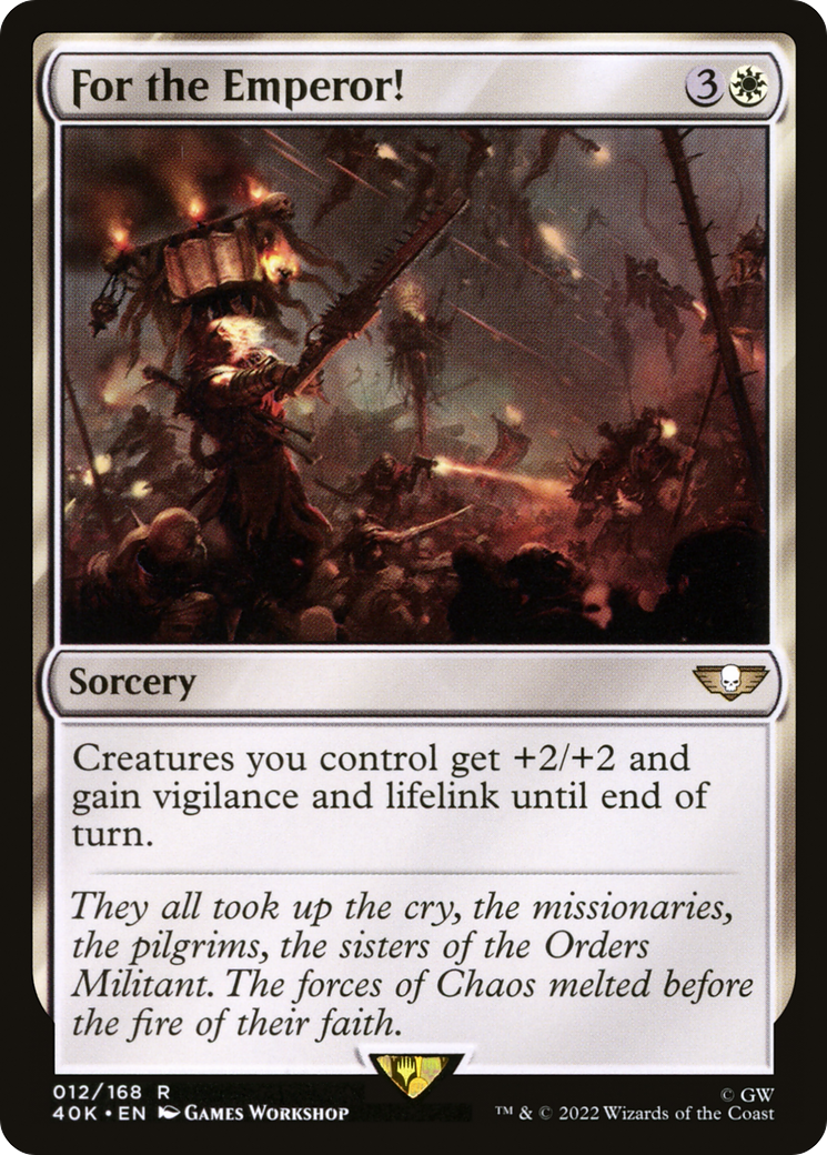 Magic: The Gathering - For the Emperor! - Warhammer 40000 Commander
