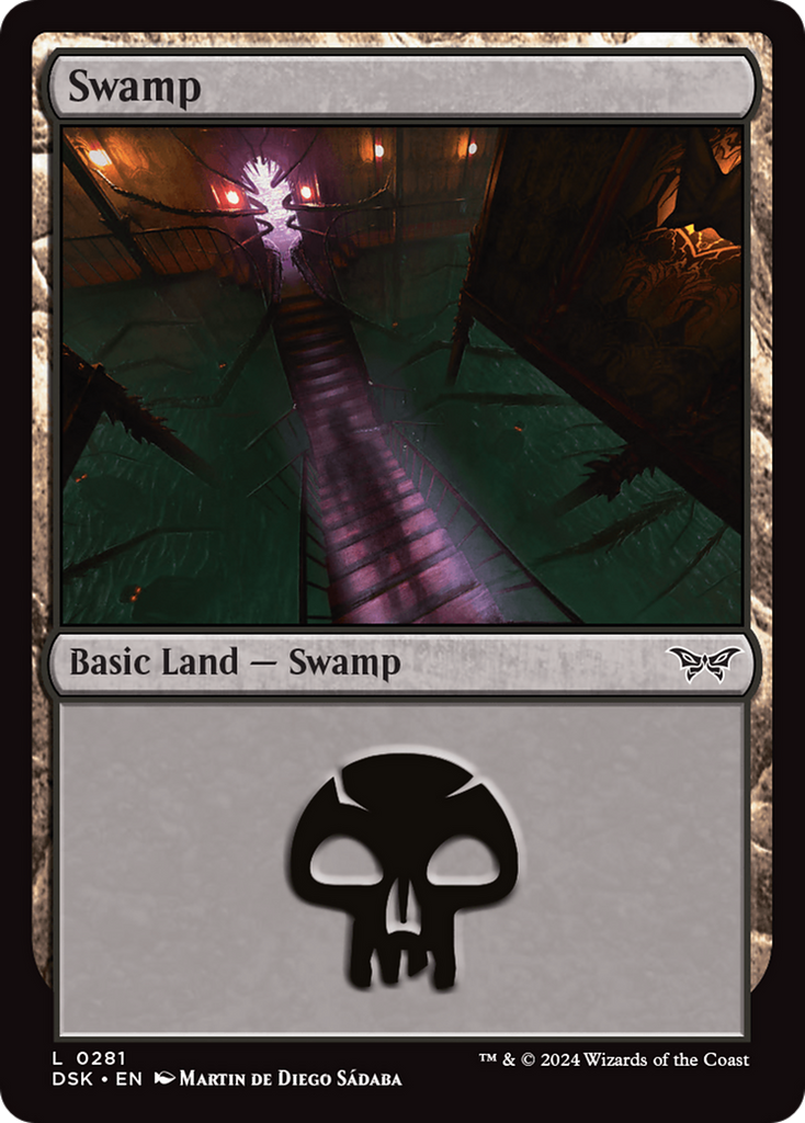 Magic: The Gathering - Swamp #281 Foil - Duskmourn: House of Horror