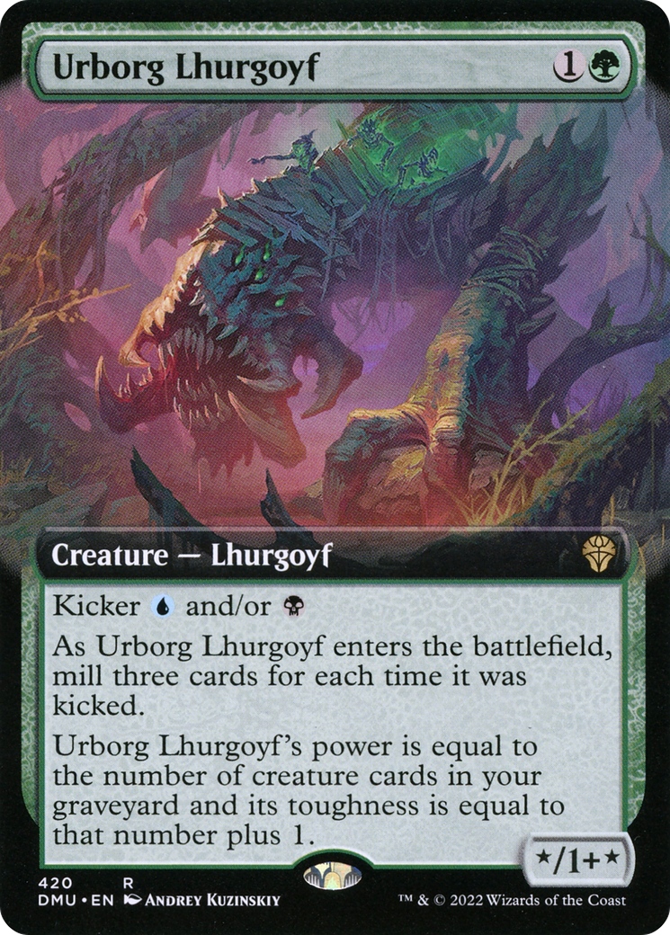 Magic: The Gathering - Urborg Lhurgoyf Foil - Dominaria United