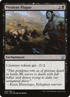 Magic: The Gathering - Virulent Plague Foil - Dragons of Tarkir