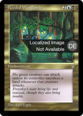 Magic: The Gathering - Überflutetes Waldland - Ice Age