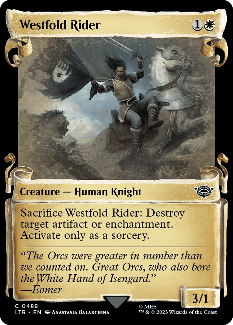 Magic: The Gathering - Westfold Rider - The Lord of the Rings: Tales of Middle-earth