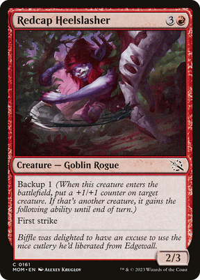 Magic: The Gathering - Redcap Heelslasher Foil - March of the Machine