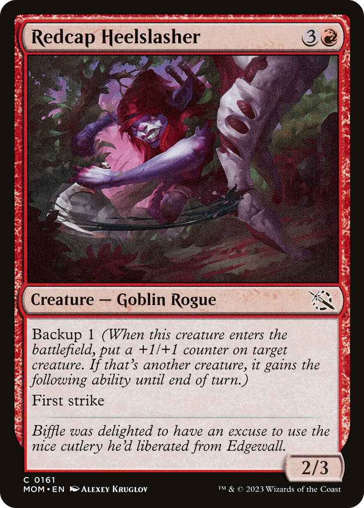 Magic: The Gathering - Redcap Heelslasher Foil - March of the Machine