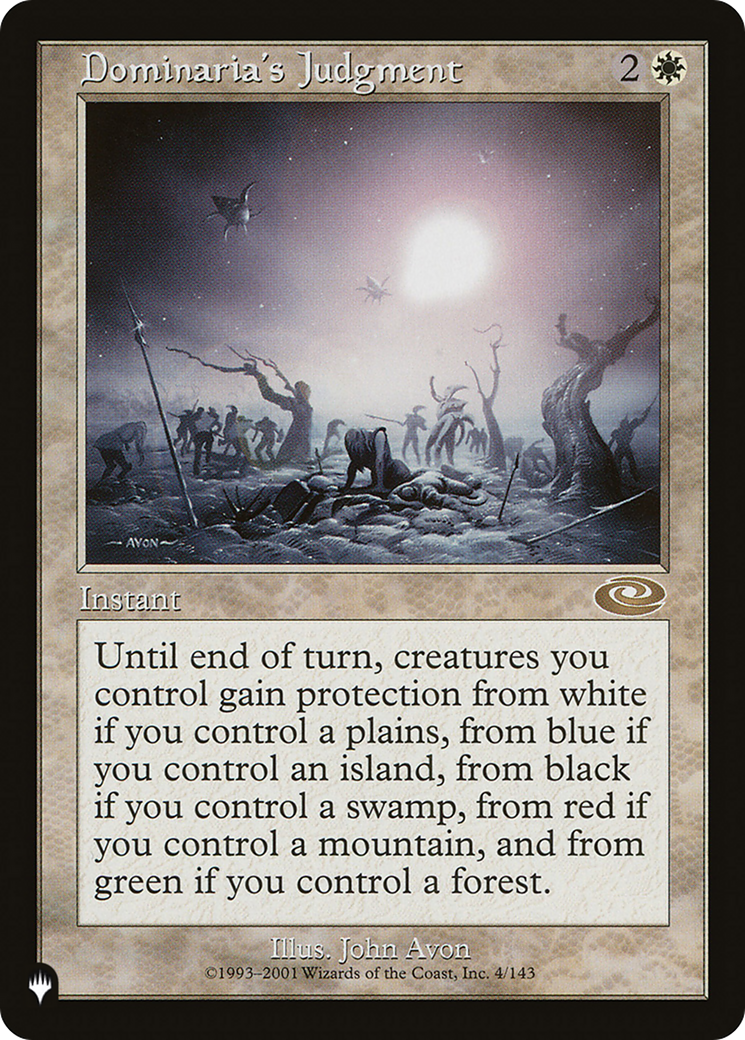 Magic: The Gathering - Dominaria's Judgment - The List