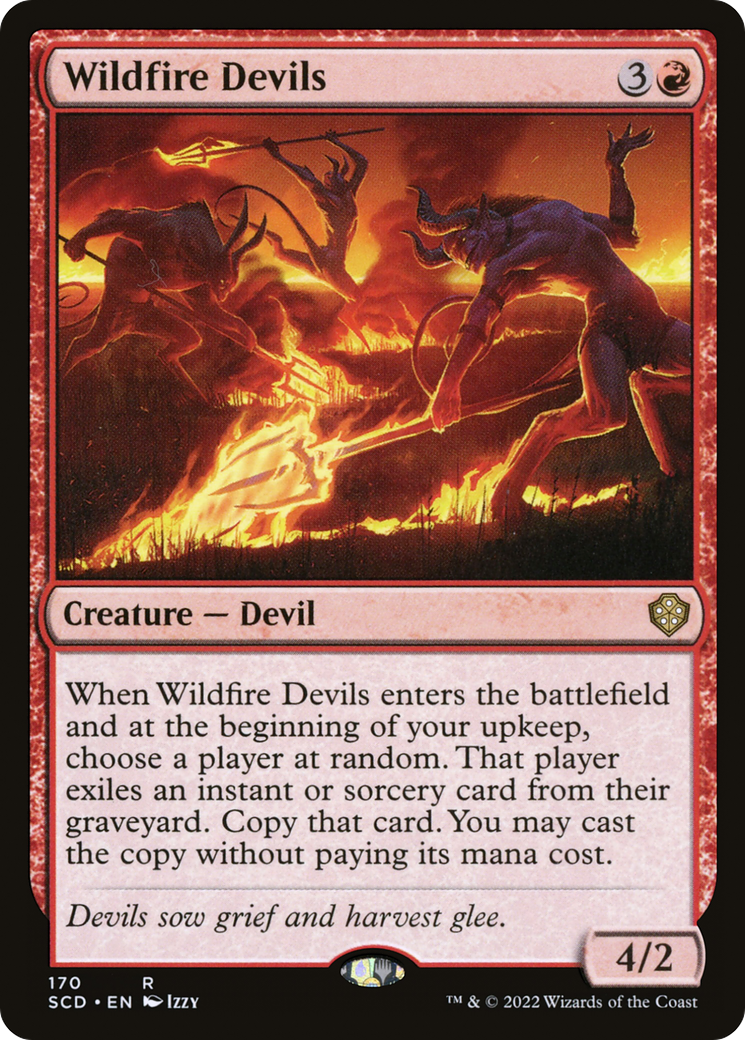 Magic: The Gathering - Wildfire Devils - Starter Commander Decks