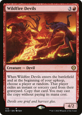 Magic: The Gathering - Wildfire Devils - Starter Commander Decks