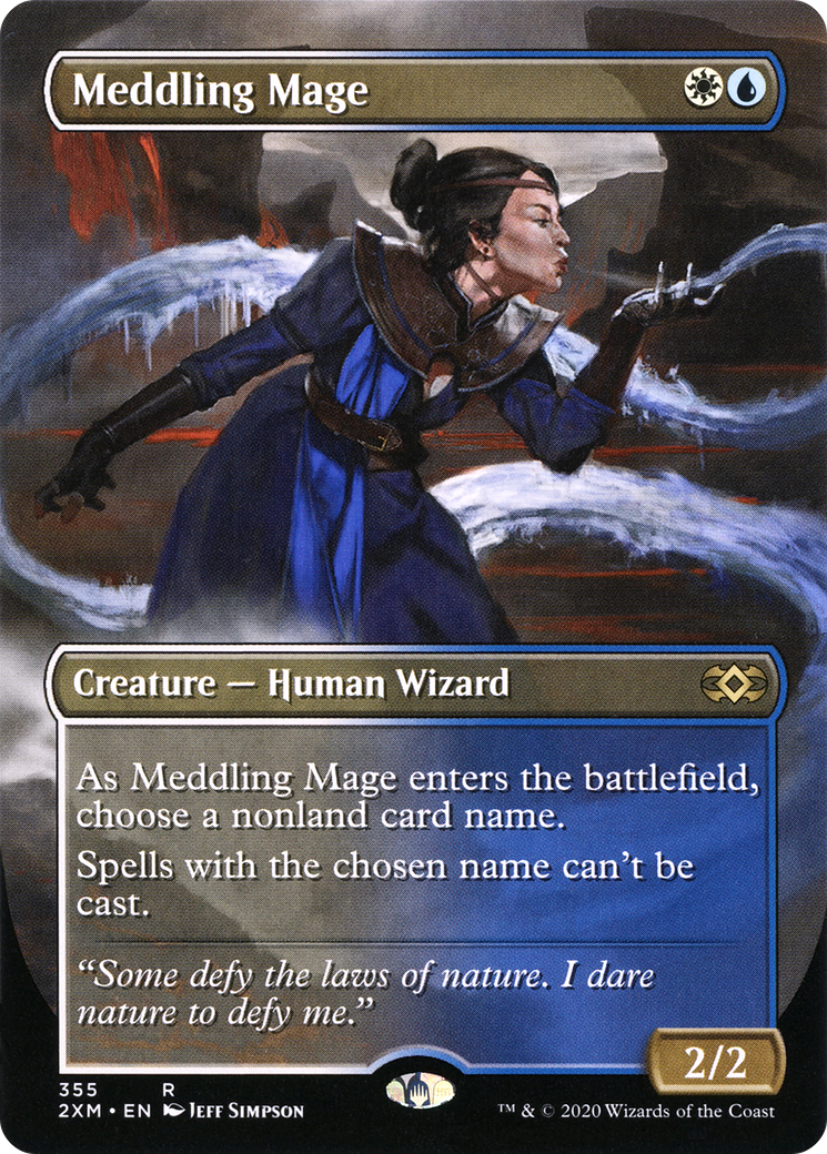 Magic: The Gathering - Meddling Mage Foil - Double Masters