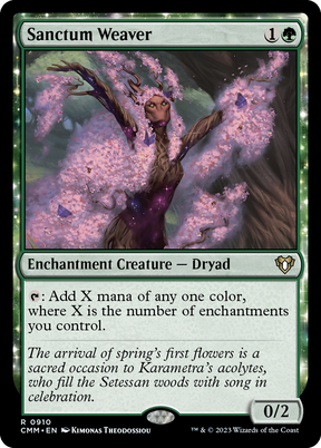 Magic: The Gathering - Sanctum Weaver - Commander Masters