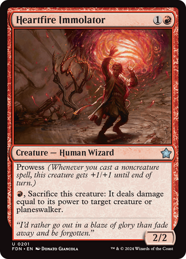 Magic: The Gathering - Heartfire Immolator - Foundations