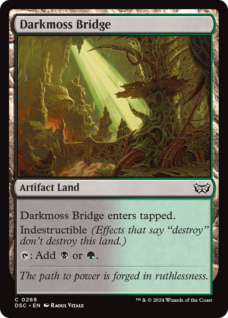 Magic: The Gathering - Darkmoss Bridge - Duskmourn: House of Horror Commander