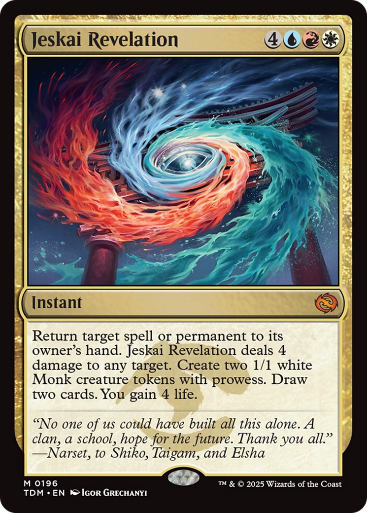 Magic: The Gathering - Jeskai Revelation - Tarkir: Dragonstorm