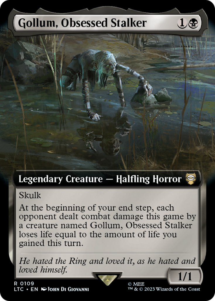 Magic: The Gathering - Gollum, Obsessed Stalker - Tales of Middle-earth Commander