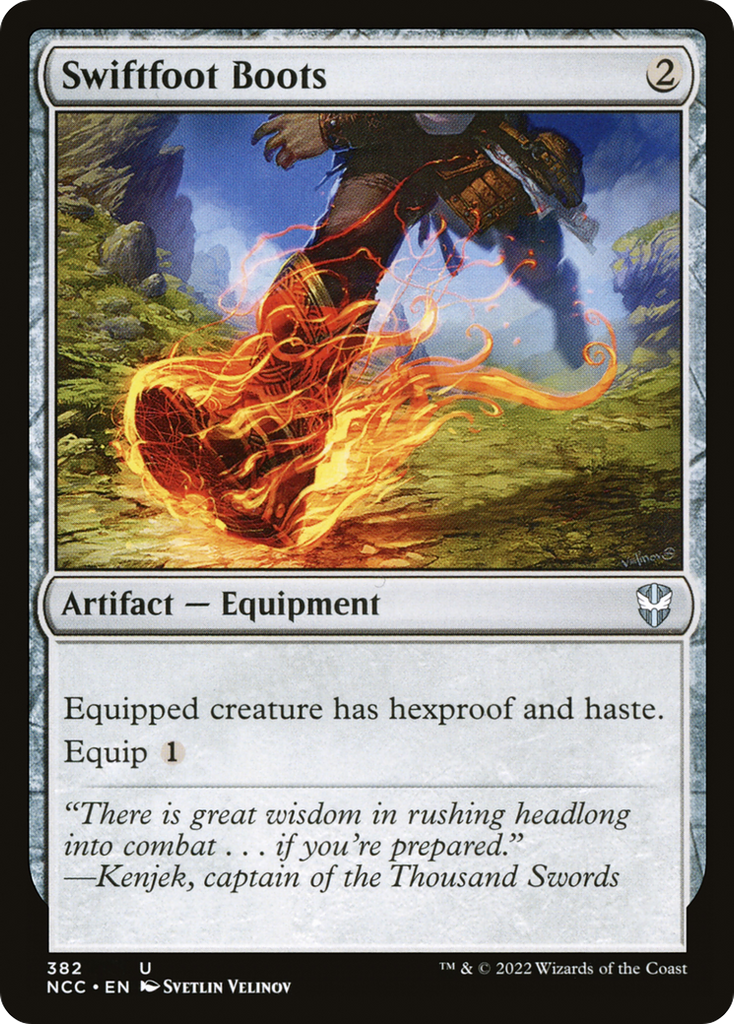 Magic: The Gathering - Swiftfoot Boots - New Capenna Commander