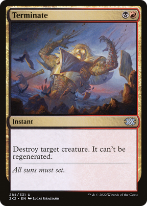 Magic: The Gathering - Terminate Foil - Double Masters 2022